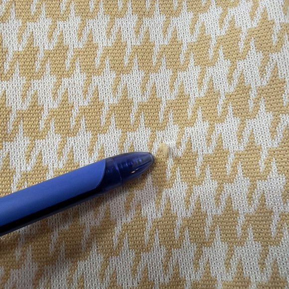 Vintage Handmade Women’s Button-down Vest 70’s Houndstooth Polyester Wide Collar - Picture 9 of 11